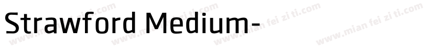 Strawford Medium字体转换